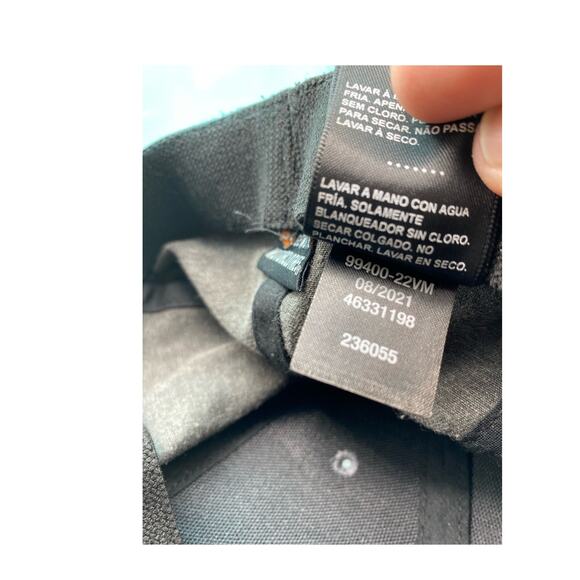 Willie G Skull Fitted Baseball Cap Harley Davidson Gray‎ Black Emblem unisex - Picture 7 of 7